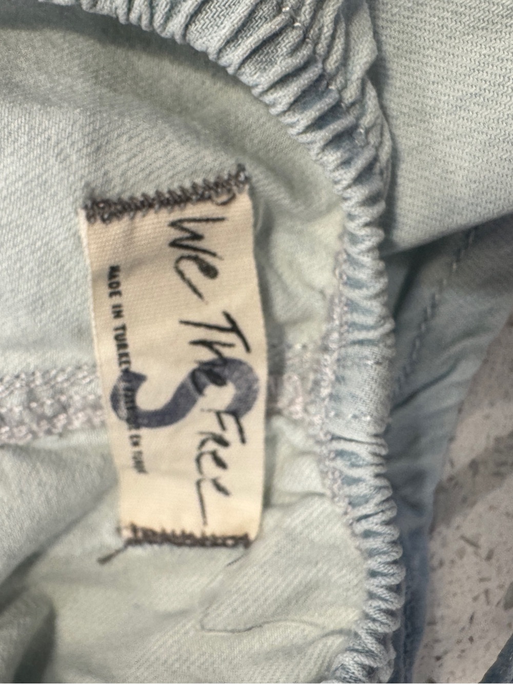 Free People Light Denim Romper (4/6) - Picture 7 of 7